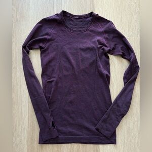 Lululemon Purple Long Sleeve Top - Size 6